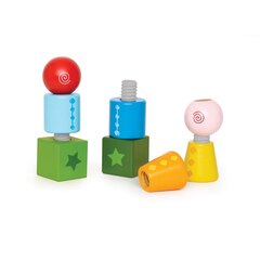 Вкручиваемые колодки Hape, E0416 цена и информация | Игрушки для малышей | pigu.lt