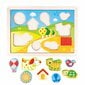 Medinė dėlionė Saulėtas slėnis 3in1 Hape, E1601A kaina ir informacija | Žaislai kūdikiams | pigu.lt