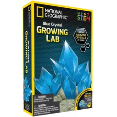 Mokslinis žaidimas Užaugink kristalą National Geographic Crystal Grow Blue, NGBCRYSTAL kaina ir informacija | Lavinamieji žaislai | pigu.lt