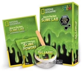 Šlykštukų-gleivių rinkinys National Geographic Slime, NGSLIME, žalias kaina ir informacija | Piešimo, tapybos, lipdymo reikmenys | pigu.lt