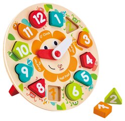 Деревянная головоломка Часики Hape, E1622A цена и информация | Развивающие игрушки | pigu.lt