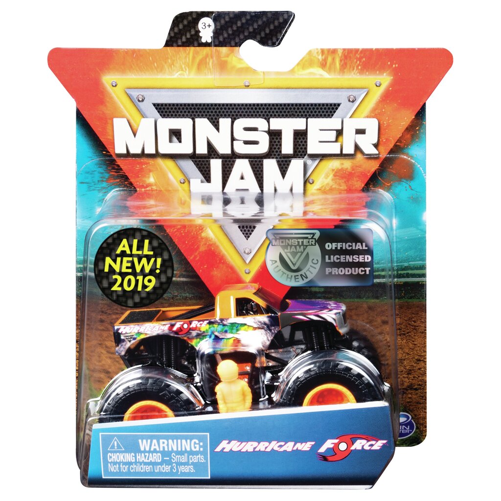 Visureigis Monster Jam 1:64, vienguba pakuotė, 6044941 kaina ir informacija | Žaislai berniukams | pigu.lt