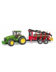 Трактор с загрузочным прицепом BRUDER John Deere 7930, 3054 цена и информация | Игрушки для мальчиков | pigu.lt