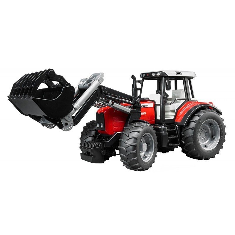 Krautuvas su priekaba rąstams Bruder Massey Ferguson, 2046 цена и информация | Žaislai berniukams | pigu.lt