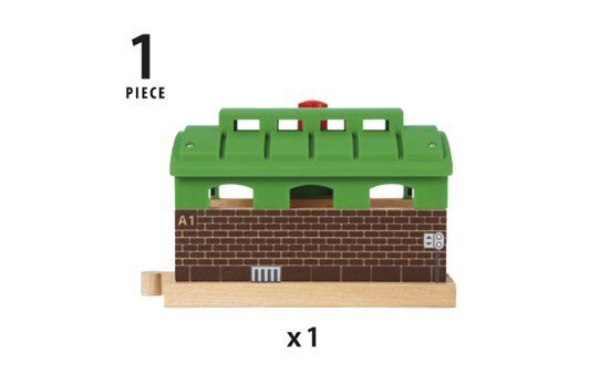 Traukinio garažas Brio Railway, 33574000 kaina ir informacija | Žaislai berniukams | pigu.lt