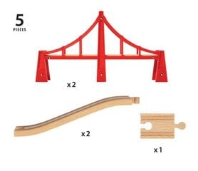 Мост с двойным сцеплением Brio, 33683 цена и информация | Игрушки для мальчиков | pigu.lt