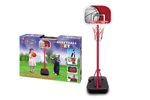 Vaikiškas krepšinio žiedas su stovu Kingsport, 0610S292 kaina ir informacija | Vandens, smėlio ir paplūdimio žaislai | pigu.lt