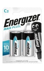 Elementai ENERGIZER MAX PLUS C 1400 LR14 1.5V 2vnt. Alkaline kaina ir informacija | Elementai | pigu.lt