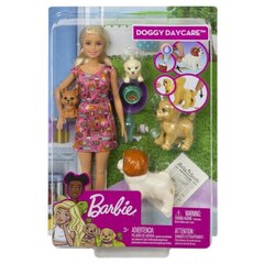 Lėlė Barbie Dog Sitter su priedais kaina ir informacija | Žaislai mergaitėms | pigu.lt