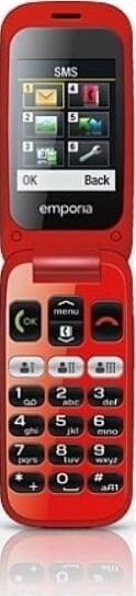 Emporia One V200 Black/Red цена и информация | Mobilieji telefonai | pigu.lt