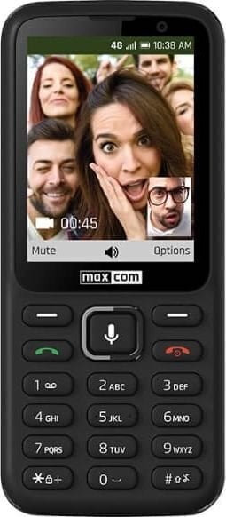 Maxcom MK241 4G, 512 MB Black kaina ir informacija | Mobilieji telefonai | pigu.lt