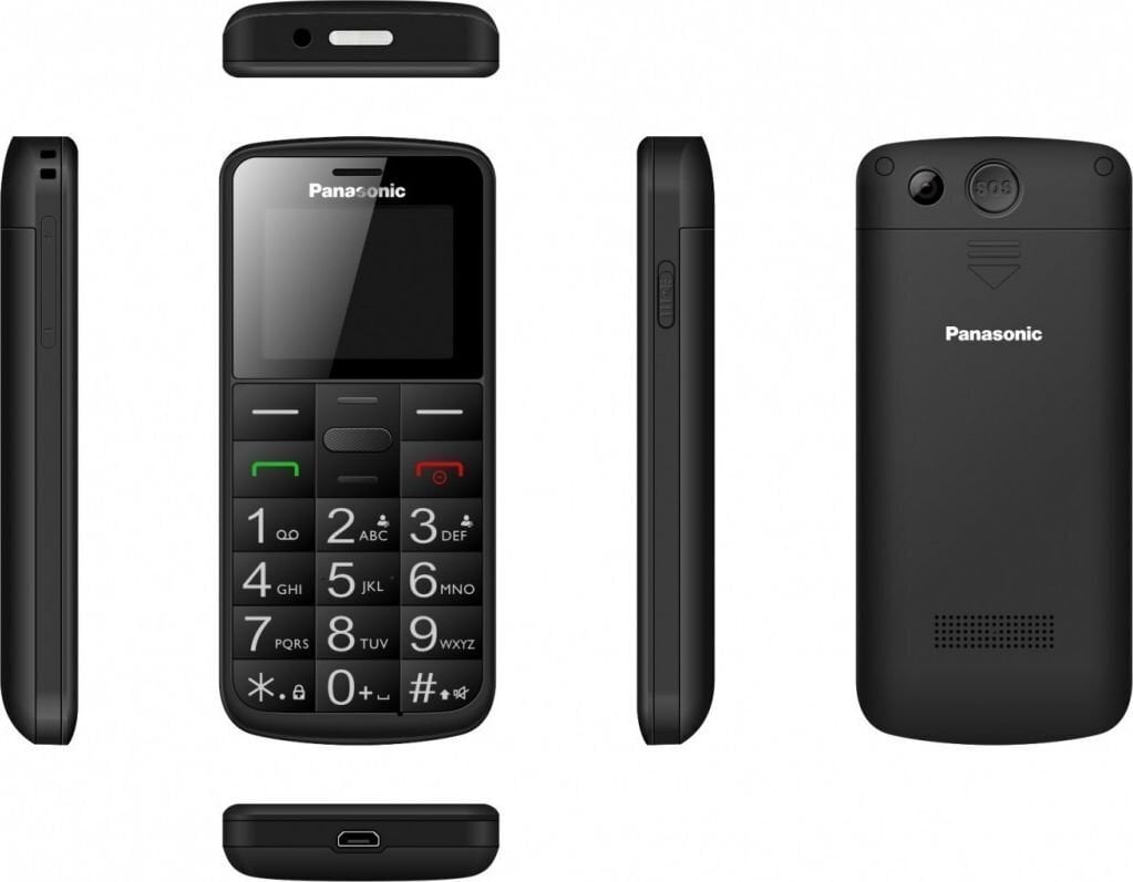 Panasonic KX-TU110EXB Black kaina ir informacija | Mobilieji telefonai | pigu.lt