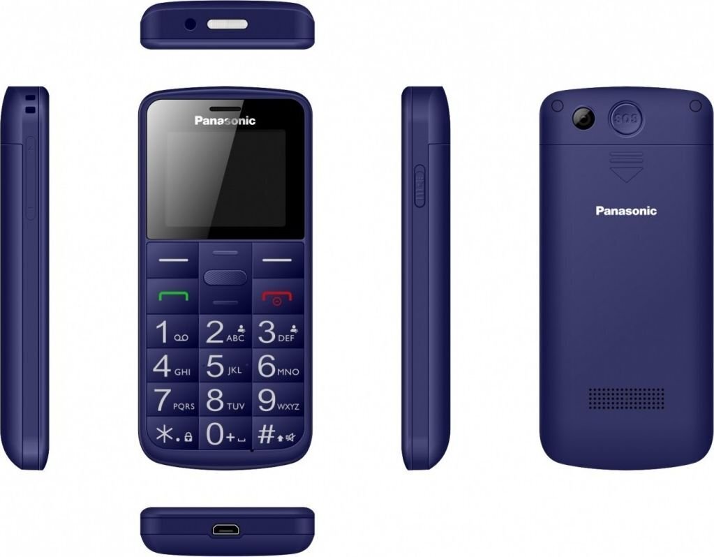Panasonic KX-TU110EXC Blue kaina ir informacija | Mobilieji telefonai | pigu.lt