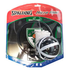 Mini krepšinio lenta Spalding Žalgiris, su kamuoliu kaina ir informacija | Spalding Sportas, laisvalaikis, turizmas | pigu.lt