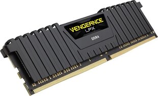 Corsair Vengeance LPX, 8GB, DDR4, 3000MHz (CM4X8GD3000C16K4D) kaina ir informacija | Operatyvioji atmintis (RAM) | pigu.lt
