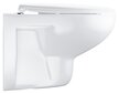 WC komplektas Grohe Bau Ceramic Rimless 39586000: potinkinis rėmas + klozetas + lėtaeigis dangtis + mygtukas kaina ir informacija | Klozetai | pigu.lt