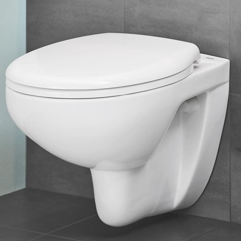 WC komplektas Grohe Bau Ceramic Rimless 39586000: potinkinis rėmas + klozetas + lėtaeigis dangtis + mygtukas цена и информация | Klozetai | pigu.lt