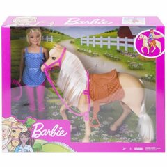 Lėlė Barbie su arkliu kaina ir informacija | Žaislai mergaitėms | pigu.lt