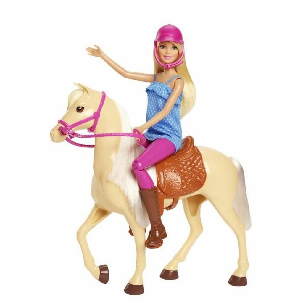 Lėlė Barbie su arkliu цена и информация | Žaislai mergaitėms | pigu.lt