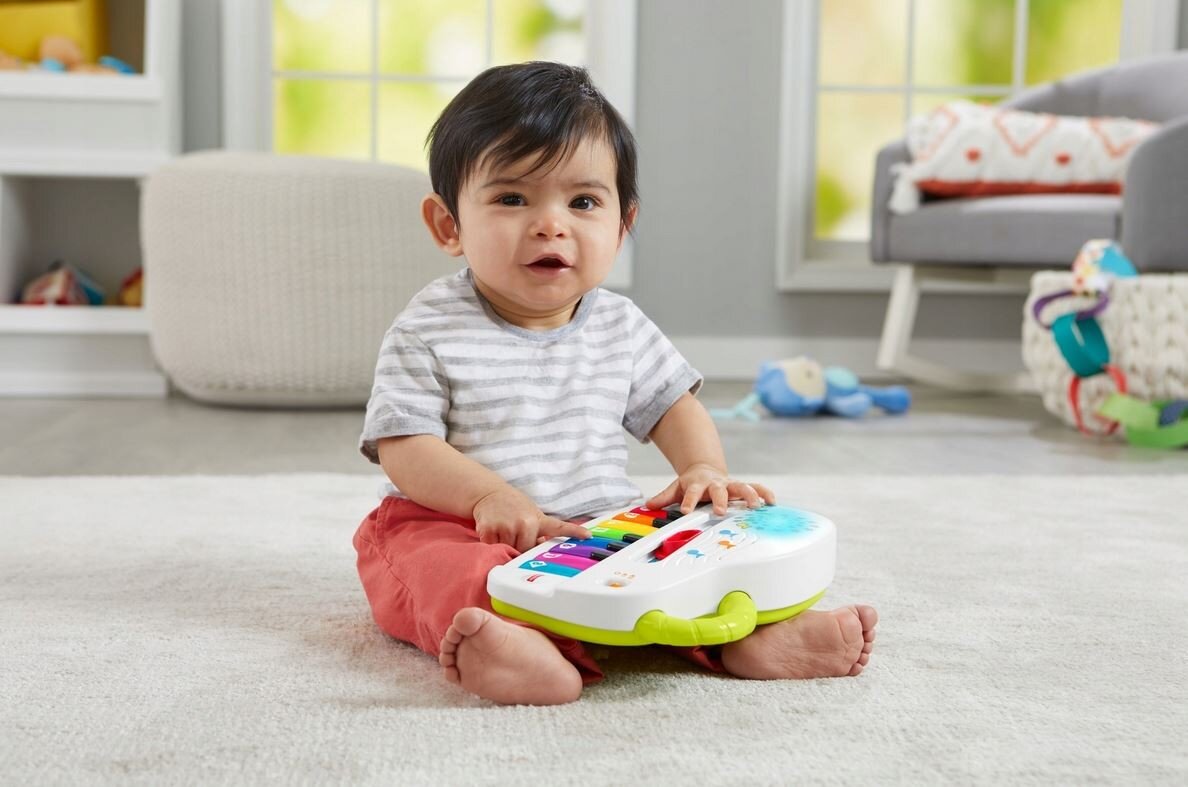 Pianinas kūdikiams Fisher Price GFK02 цена и информация | Lavinamieji žaislai | pigu.lt