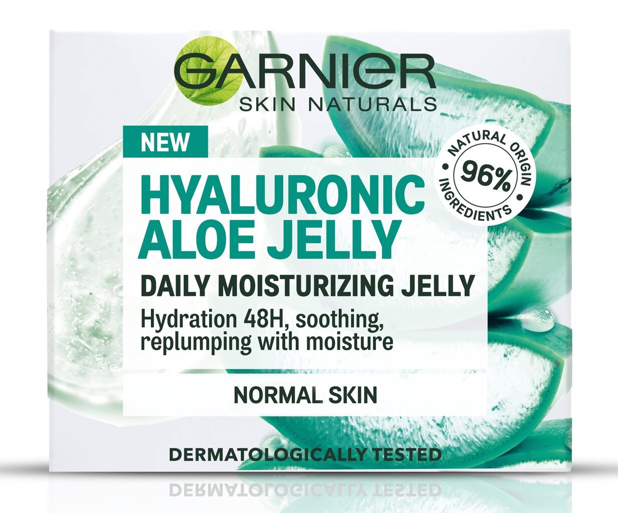 Drėkinamasis gelinis veido kremas Garnier Skin Natural Hyaluronic Aloe Jelly 50 ml kaina ir informacija | Veido kremai | pigu.lt