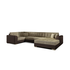 Мягкий угловой диван Damario, коричневый цена и информация | Угловые диваны | pigu.lt