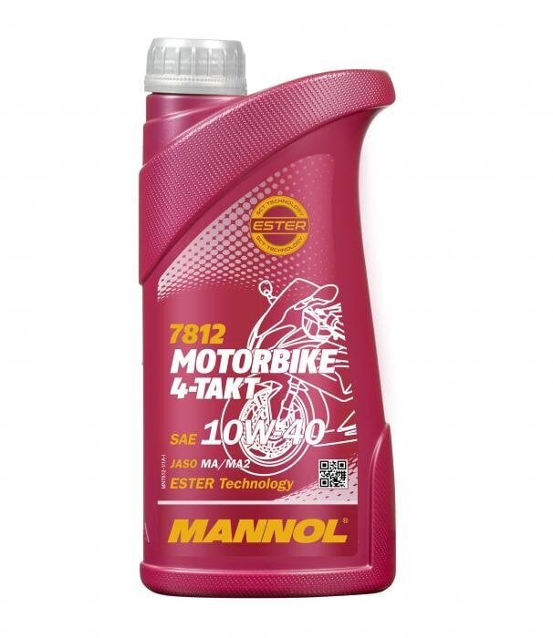 Mannol 7812 Motorbike 4-Takt 10W-40, 1L цена и информация | Moto alyvos | pigu.lt