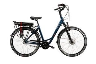Elektrinis dviratis Devron 28124-490 YS7889 28'', mėlynas kaina ir informacija | Elektriniai dviračiai | pigu.lt