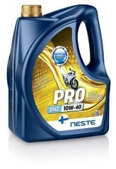 Масло для 4-х тактных двигателей Neste Pro Bike 10W-40, 4Л цена и информация | Мотомасла | pigu.lt