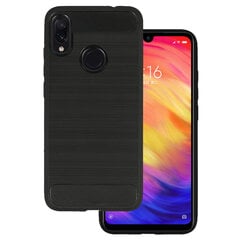 Galinis dėklas CARBON, skirtas XIAOMI REDMI NOTE 7/NOTE 7 PRO Black kaina ir informacija | Telefono dėklai | pigu.lt