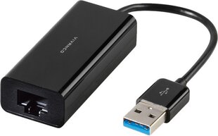 Адаптер Vivanco USB 3.0 - RJ45 (39629) цена и информация | Адаптеры, USB-разветвители | pigu.lt