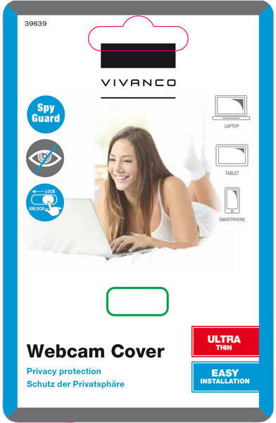 Vivanco WEB kameros dangtelis 39639 цена и информация | Kompiuterio (WEB) kameros | pigu.lt