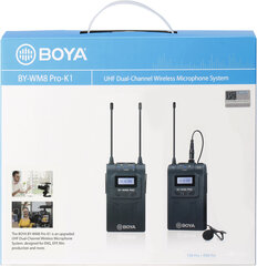 Boya микрофон BY-WM8 Pro-K1 UHF Wireless цена и информация | Микрофоны | pigu.lt