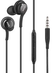 Samsung EO-IG955 AKG Galaxy S10 / S10+ Stereo Headset with Microphone 1.2m Cable Black (OEM) kaina ir informacija | Ausinės | pigu.lt