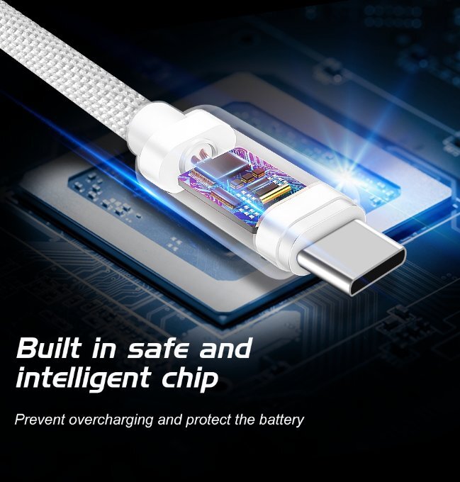 Swissten Textile Universal Quick Charge 3.1 USB-C Data and Charging Cable 20 cm Silver цена и информация | Laidai telefonams | pigu.lt