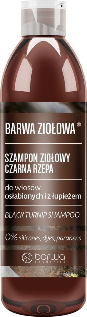 Plaukų šampūnas Barwa Black Turnip, 250ml kaina ir informacija | Šampūnai | pigu.lt