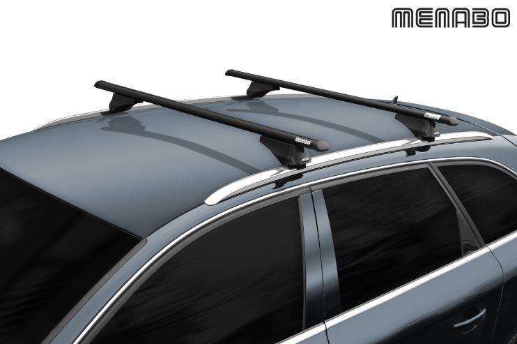 Automobilio stogo skersiniai Menabo Tiger, 120cm kaina ir informacija | Stogo skersiniai ir bagažinių atitvarai | pigu.lt