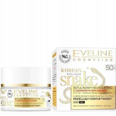 Stangrinamasis veido kremas Eveline Cosmetics Exclusive Snake 50+ 50 ml kaina ir informacija | Veido kremai | pigu.lt