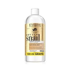 Micelinis skystis Eveline Royal Snail 3in1, 500 ml kaina ir informacija | Veido prausikliai, valikliai | pigu.lt