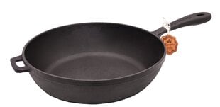 Чугунная сковорода, 28 см, подходит для Kamado цена и информация | Cковородки | pigu.lt