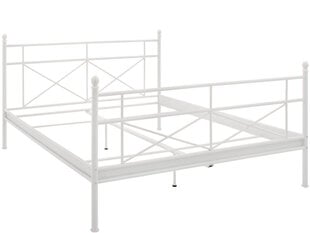 Кровать Tanja, 140x200 см, белая цена и информация | Кровати | pigu.lt