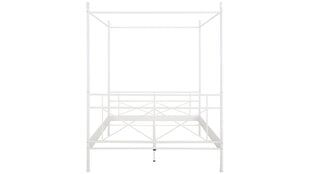 Lova Tanja Canopy, 140x200 cm, balta kaina ir informacija | Lovos | pigu.lt