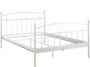 Кровать Bibi, 180х200 см, белая цена и информация | Кровати | pigu.lt