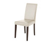 2-jų kėdžių komplektas Liva Creme, kreminis/tamsiai rudas цена и информация | Virtuvės ir valgomojo kėdės | pigu.lt
