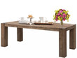 Stalas Aisha, 160, šviesiai rudas kaina ir informacija | Virtuvės ir valgomojo stalai, staliukai | pigu.lt