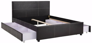 Ящик для постельного белья для кровати Margit, коричневый цена и информация | Выдвижные ящики, ящики для постельного белья | pigu.lt