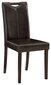 2-jų kėdžių komplektas Sawyer PU, juodas kaina ir informacija | Virtuvės ir valgomojo kėdės | pigu.lt