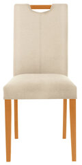 2-jų kėdžių komplektas Sawyer, smėlio/ąžuolo spalvos kaina ir informacija | Virtuvės ir valgomojo kėdės | pigu.lt