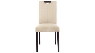 2-jų kėdžių komplektas Sawyer, smėlio/juodos spalvos kaina ir informacija | Virtuvės ir valgomojo kėdės | pigu.lt
