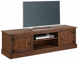 Телевизионный столик Alfredo, коричневый цена и информация | Тумбы под телевизор | pigu.lt